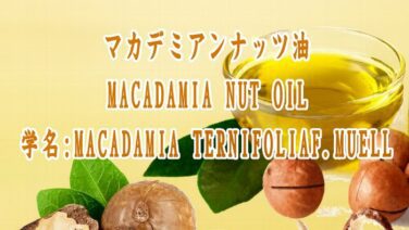 マカダミアナッツ油